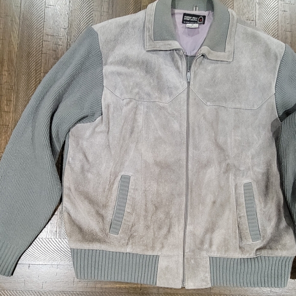 SheplerS 2 Tone Grey Adult XL Full Zip Jacket Cowboy Style - Picture 3 of 4